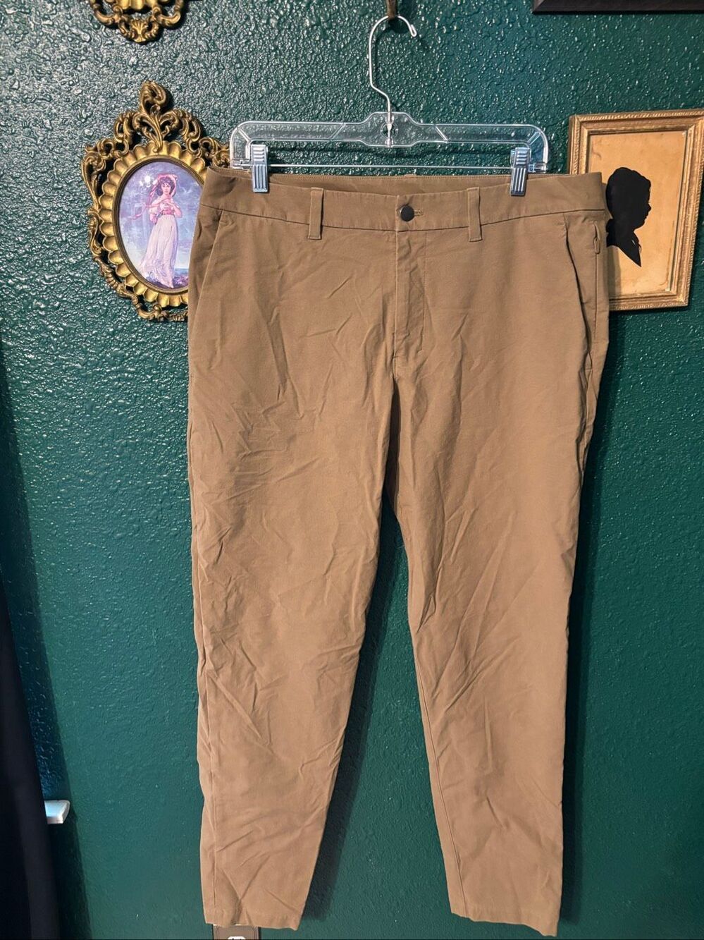 Lululemon ABC Slim-Fit Trouser 34"L *Stretch Cotton VersaTwill Sz 34 Artifact